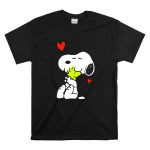 Peanuts Valentine Snoopy Lots Of Love Hugging Woodstock Hearts T Shirt 6
