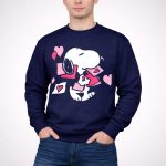Peanuts Valentines Snoopy Carrying Hearts and Envelopes 3 Sweatshirt