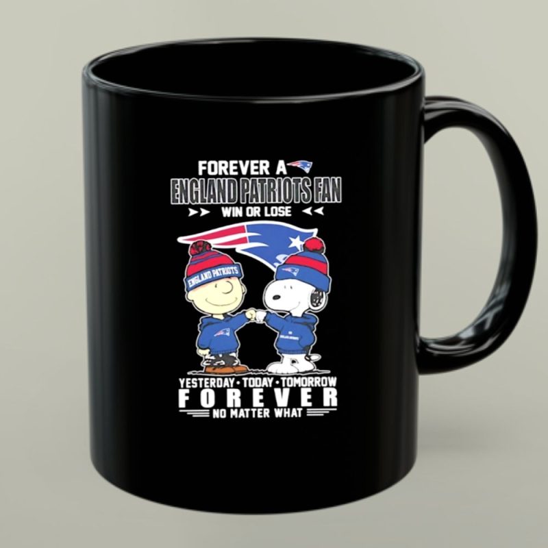 Peanuts Forever A Patriots Fan Win Or Lose Yesterday Today Tomorrow Forever No Matter What 1 Mug.jpg