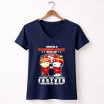 Peanuts forever a San Francisco 49ers fan win or lose yesterday today tomorrow 5 Womens V Neck
