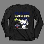 Pelicans Make Me Drink Snoopy New Orleans Pelicans Fans 4 Long Sleeves
