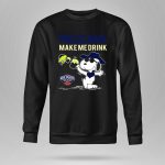 Pelicans Make Me Drink Snoopy New Orleans Pelicans Fans 9 Hoodie
