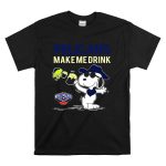 Pelicans Make Me Drink Snoopy New Orleans Pelicans Fans T Shirt 6