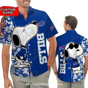 Personalized Buffalo Bills Snoopy Floral Hawaiian Shirt 1.jpg