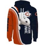 Personalized Chicago Bears Peeking Snoopy All Over Print Hoodie 2.jpg