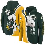 Personalized Green Bay Packers Peeking Snoopy All Over Print Hoodie 1.jpg