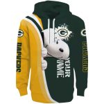 Personalized Green Bay Packers Peeking Snoopy All Over Print Hoodie 2.jpg