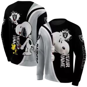 Personalized Las Vegas Raiders Peeking Snoopy AOP Sweatshirt 1.jpg