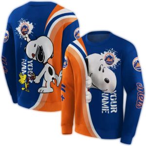 Personalized New York Mets Snoopy and Woodstocks All Over Print Sweatshirt 1.jpg