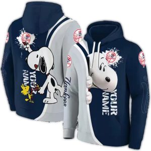 Personalized Snoopy New York Yankees AOP hoodie 1.jpg