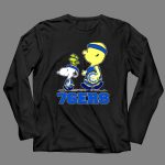 Philadelphia 76ers Snoopy Fans With Basketball 4 Long Sleeves