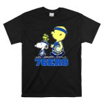 Philadelphia 76ers Snoopy Fans With Basketball T Shirt 6