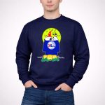 Philadelphia 76ers Snoopy Halloween Moon Pumpkins Bats Woodstock 3 Sweatshirt