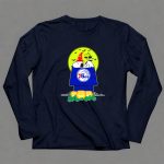 Philadelphia 76ers Snoopy Halloween Moon Pumpkins Bats Woodstock 6 Long Sleeves