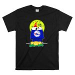 Philadelphia 76ers Snoopy Halloween Moon Pumpkins Bats Woodstock T Shirt 6
