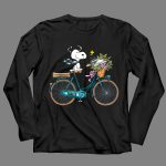 Philadelphia Eagles Snoopy Bicycle Flower Basket 1 T Shirt.jpeg 4 Long Sleeves