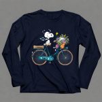 Philadelphia Eagles Snoopy Bicycle Flower Basket 1 T Shirt.jpeg 6 Long Sleeves