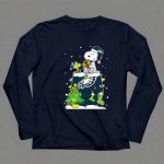 Philadelphia Eagles Snoopy Christmas Doghouse With Woodstock And Lights 4 Long Sleeves1