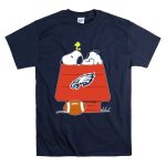 Philadelphia Eagles Snoopy Doghouse Football T Shirt 7
