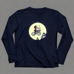 Philadelphia Eagles Snoopy Et Moon Bicycle Scene 6 Long Sleeves