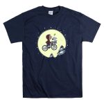 Philadelphia Eagles Snoopy Et Moon Bicycle Scene T Shirt 7