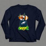 Philadelphia Eagles Snoopy Halloween Witch And Football Pumpkin Scene 4 Long Sleeves1
