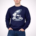 Philadelphia Eagles Snoopy Helmet 3 Sweatshirt