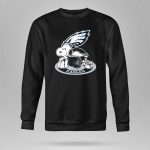 Philadelphia Eagles Snoopy Helmet 9 Sweatshirt