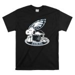 Philadelphia Eagles Snoopy Helmet T Shirt 6