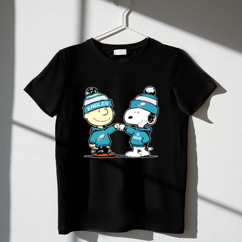 Philadelphia Eagles Snoopy And Charlie Brown Best Friends 1 T Shirt