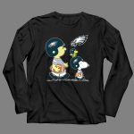 Philadelphia Eagles Snoopy and Woodstock Football Helmets 4 Long Sleeves