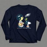 Philadelphia Eagles Snoopy and Woodstock Football Helmets 6 Long Sleeves