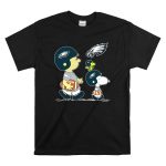 Philadelphia Eagles Snoopy and Woodstock Football Helmets T Shirt 6