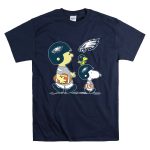 Philadelphia Eagles Snoopy and Woodstock Football Helmets T Shirt 7