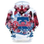 Philadelphia Phillies Snoopy Dabbing The Peanuts Christmas All Over Print Hoodie 3.jpg