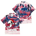 Philadelphia Phillies Snoopy Dabbing The Peanuts Christmas Hawaiian Shirt 1.jpg