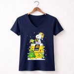 Phoenix Suns Christmas Snoopy And Woodstock Holiday Delight 5 Womens V Neck