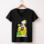 Phoenix Suns Christmas Snoopy And Woodstock Holiday Delight 7 Womens V Neck