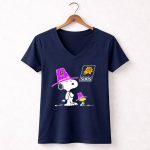 Phoenix Suns Snoopy Woodstock Pilgrim Hats 5 Womens V Neck