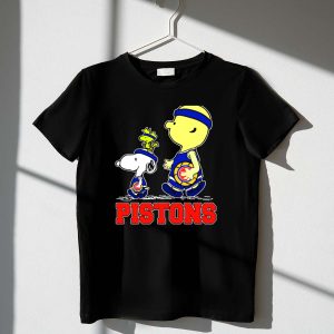 Pistons Basketball Snoopy And Woodstock Detroit Fans 1 T Shirt
