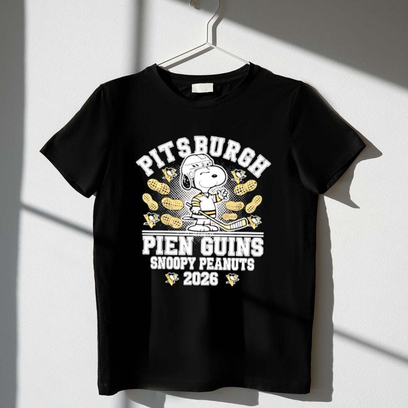 Pittsburgh Penguins Snoopy Peanuts 2026 1 T Shirt