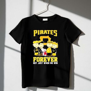 Pittsburgh Pirates Team Snoopy Baseball Fan Forever Not Just When We Win 1 T Shirt.jpg
