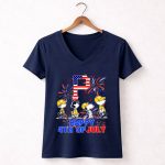 Pittsburgh Pirates x Snoopy Friends happy 4th of July 5 Womens V Neck.jpg