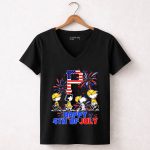 Pittsburgh Pirates x Snoopy Friends happy 4th of July 7 Womens V Neck.jpg