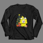Pittsburgh Steelers Christmas Snoopy Doghouse Festive Holiday Scene 4 Long Sleeves