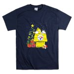 Pittsburgh Steelers Christmas Snoopy Doghouse Festive Holiday Scene T Shirt 7