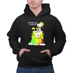 Pittsburgh Steelers Christmas Snoopy Rooftop Holiday Scene 2 Hoodie