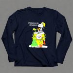 Pittsburgh Steelers Christmas Snoopy Rooftop Holiday Scene 6 Long Sleeves