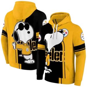 Pittsburgh Steelers Playful Snoopy All Over Print Hoodie 1.jpg