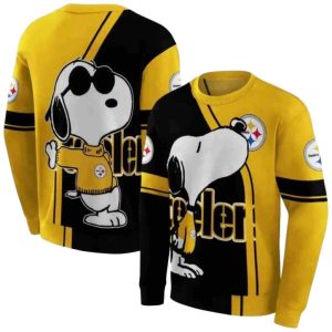 Pittsburgh Steelers Playful Snoopy Graphic All Over Print Sweatshirt 1.jpg